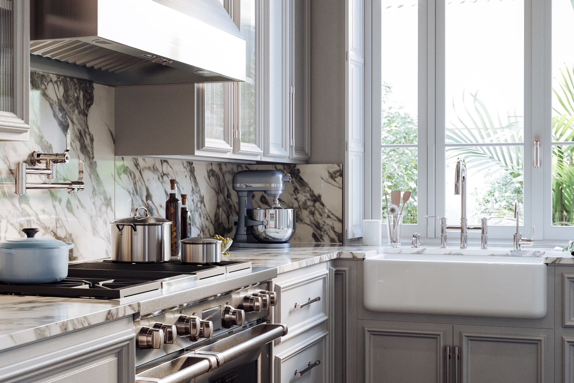 製品詳細:SHAWSの「バトラー(Butler)800」。ゆとりあるサイズ感で、本格的なキッチン調理に対応するスタンダードモデル。