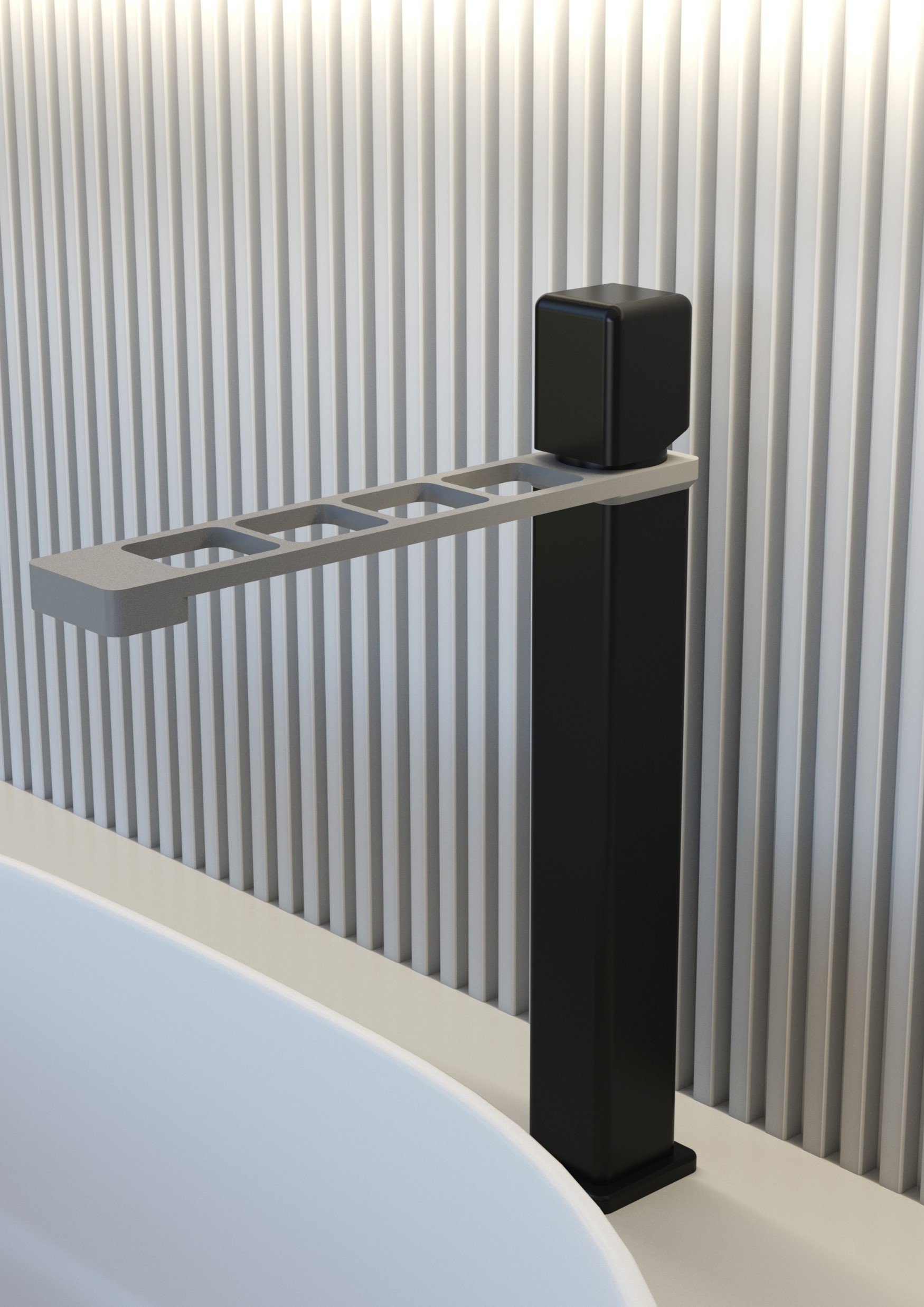 製品詳細：Webertの革新性を象徴する「One-X」。空間のアクセントになるTallサイズから標準サイズまで展開。一切の無駄を省いたシルエットが、洗面スペースに先進的な印象を与える。